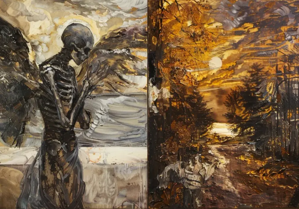 Malczewski: analiza "Śmierć" i "Thanatos" w kontekście jego twórczości