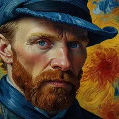 Portret van Gogha: autoportrety i styl w twórczości artysty