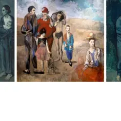 Picasso: okres różowy vs błękitny – porównanie, analiza i różnice